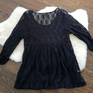 Lace Babydoll Top